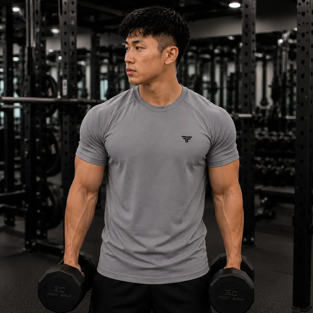 Men’s Lifestyle Train T-Shirt - Gray / L