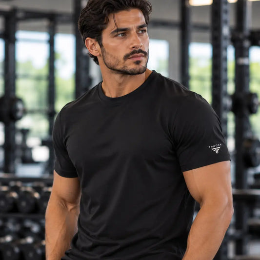 TRUORA Men’s Supima® Cotton Lifestyle T-Shirt - Black / L