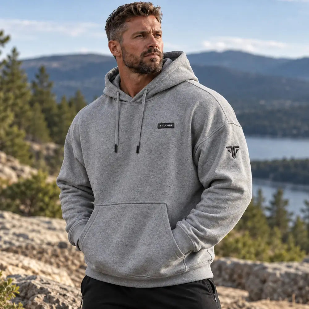 TRUORA Organic Cotton & Lyocell Oversized Lifestyle Hoodie