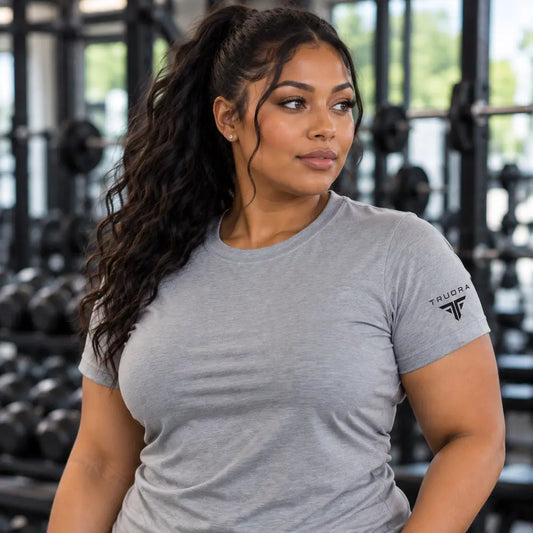 TRUORA Women’s Supima® Modal Lifestyle Training T-Shirt - Gray / S