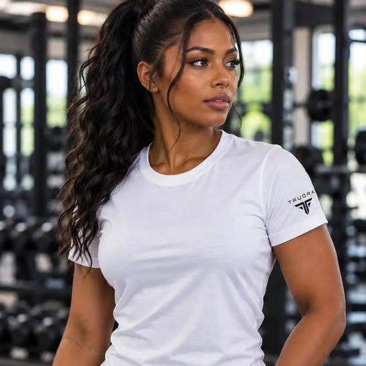 TRUORA Women’s Supima® Modal Lifestyle Training T-Shirt - White / S